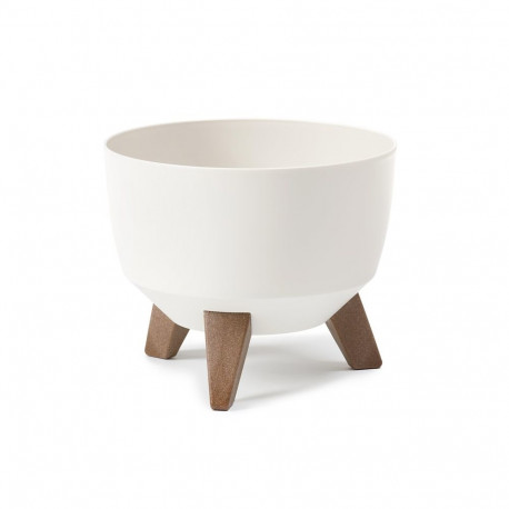 FLOWER POT BOWL ROMA 290 CREAM