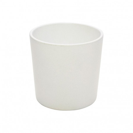 Charms keraamiline struktuurne pott D13 valge matt