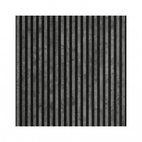 ACOUSTIC PANEL 2.7X0.3X0.013GREY / BLACK