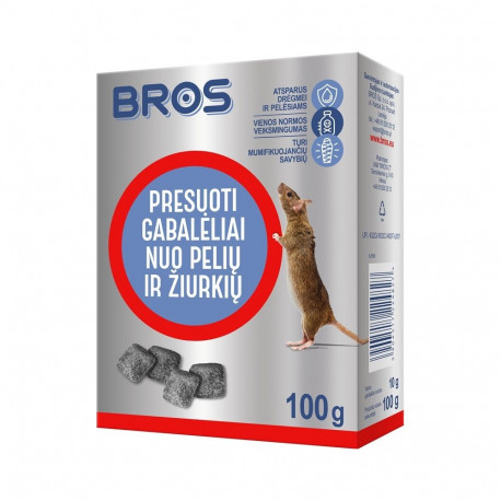 BROS MICE AND RAT WAX BLOCK 100G 054F LT