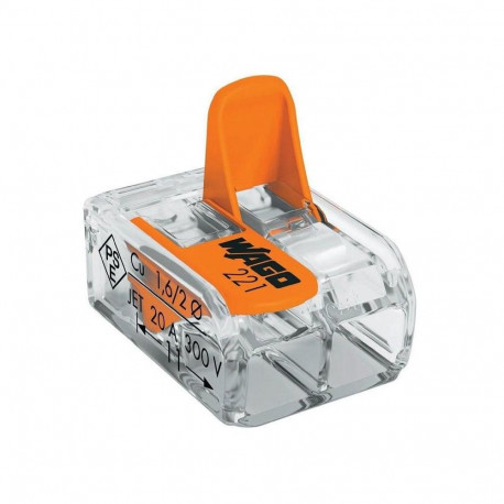 Kaabliühendus 221-412/20, 2 x 0,2–4 mm² (20