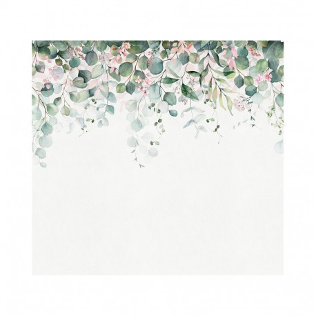 Fototapeet 119593 botaaniline kaskaad õrnroosa