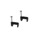 CLIPS CABLE CHF4.1X6 BLACK 100PCS