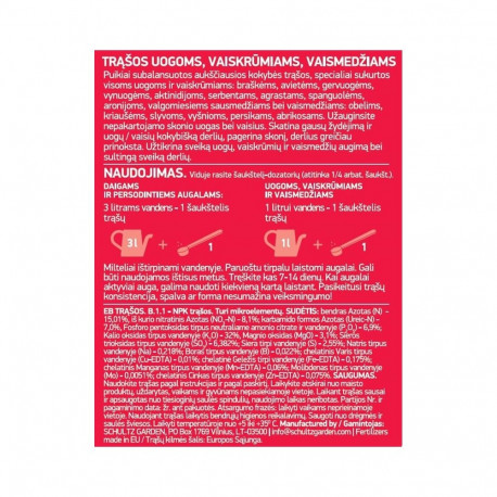 FERTILIZER FOR STRAWBERRIES SCHULTZ 350G