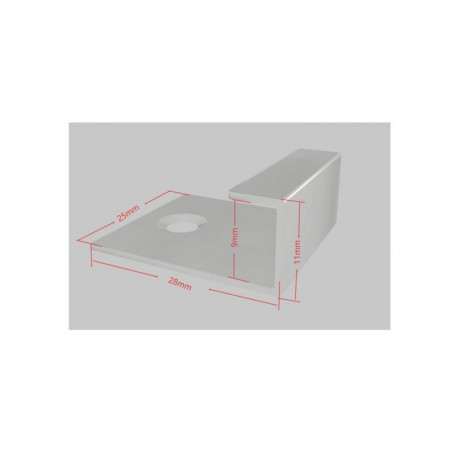 Alustusklambrite komplekt terrassile 10 PCS SS
