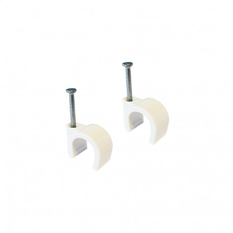 CLIPS CABLE NC10-14 WHITE 20PCS