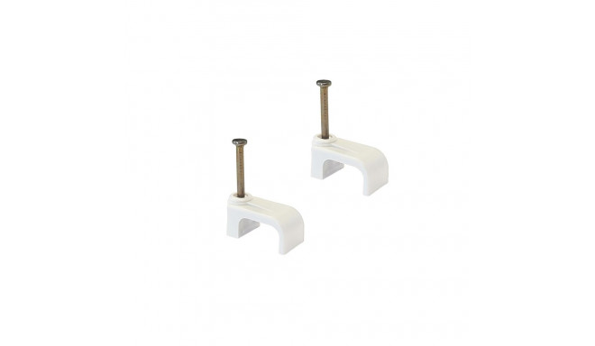 CLIPS CABLE NC5X8 WHITE 20PCS