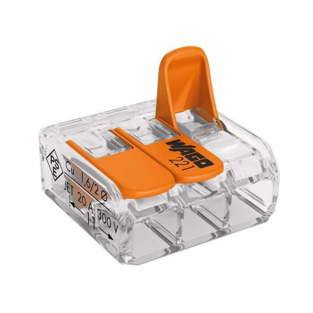 Kaabliühendus 221-413/50 3X0.02-4 mm²(50