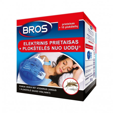 MOSQUITO PLUGIN VAPORIZER+REFILL MATS LT