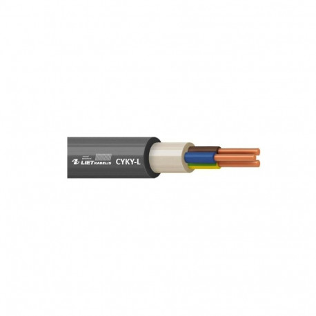 CYKY-L 3X2.5 must kaabel (100)