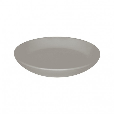 CERAMIC PLATE D19 SILVER