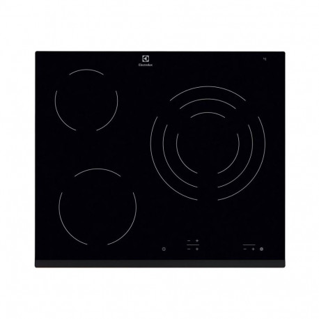 Int.keraamiline plaat, Electrolux, 3 keeduala, 60cm