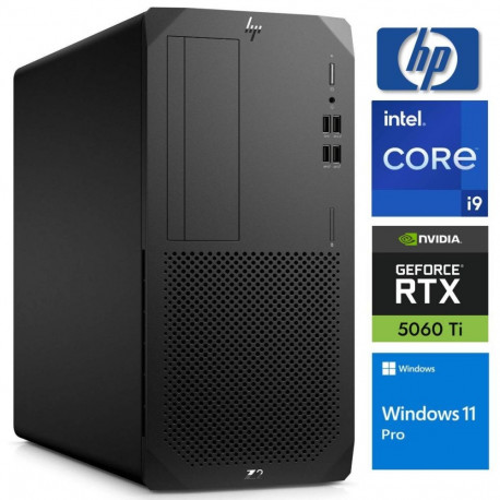 HP Z2 G8 Tower i9-11900 32GB 256SSD M.2 NVME+2TB RTX5060Ti 8GB WIN11Pro