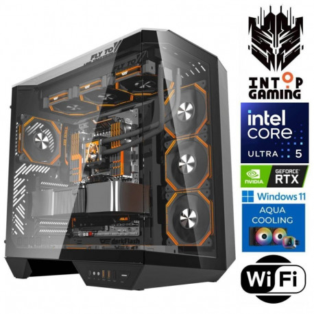 INTOP AQUA Ultra 5 245KF 64GB DDR5 1TB SSD M.2 NVME+4TB RTX5070 12GB WiFi WIN11