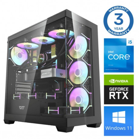 INTOP i5-14400F 32GB DDR5 1TB SSD M.2 NVME+4TB RTX5060 8GB WIN11