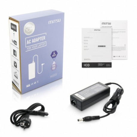 Power adapter 20V 3.25A (5.5x2.5) - Fujitsu, Maxdata 65W