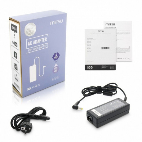 Power Supply 19V 3.42A (5.5x1.7) - Acer, Packard Bell