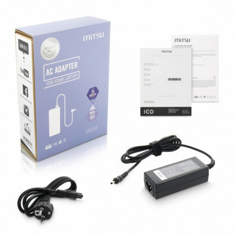 Power adapter 19V 2.37A (3.0x1.1) - Asus, Acer 45W