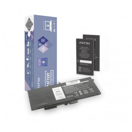 Battery for Dell Latitude 5490, 5590 6000 mAh (46 Wh) 7.6V