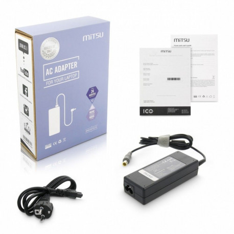 Power adapter 20V 4.5A (8.0x5.5 pin) - Lenovo 90W