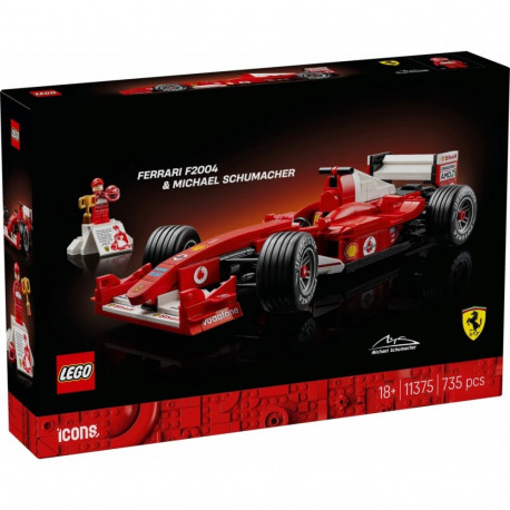 LEGO Icons 11375 Ferrari F2004 and Michael Schumacher