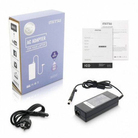 Power adapter 19V 4.74A (7.4x5.0 pin) - HP, compaq 90W