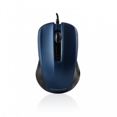 juhtmega optiline hiir M9.1, must-sinine