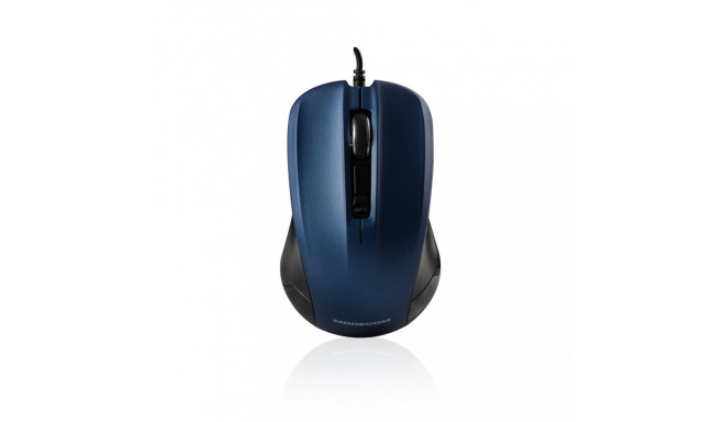 juhtmega optiline hiir M9.1, must-sinine