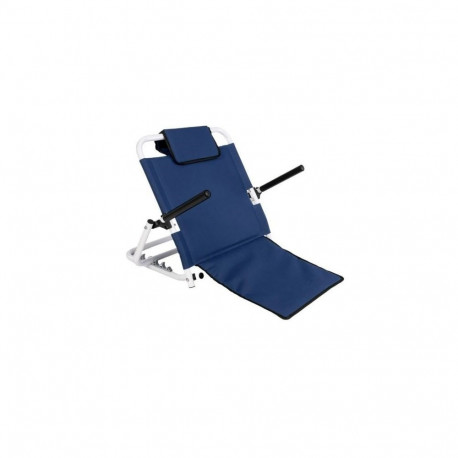Back Support - Timago BACKTIM Adjustable Tilt Back and Head Rest 25⁰-80⁰ White/Blue