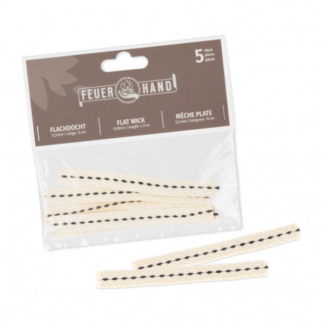 FEUERHAND Flat Wick 12 cm for Feuerhand 276 (5 pcs)
