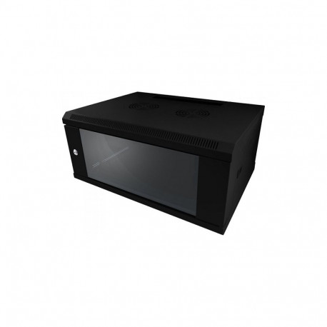 "ALLNET Netzwerkschrank 19"" 15HE 1-teilig T450mm Schwarz SMC-Serie"