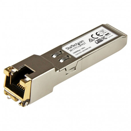 "STARTECH.COM Gigabit RJ45 Kupfer SFP Transceiver Modul - HP J8177C kompatibel 1000Base-T - Mini GBI