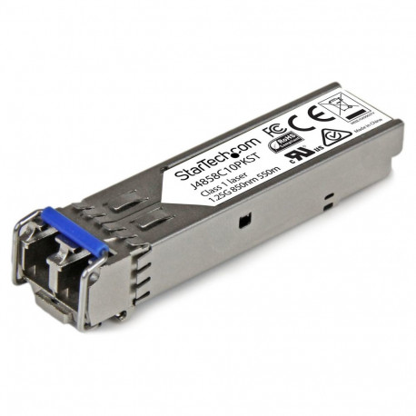 "STARTECH.COM Gigabit LWL SFP Transceiver Modul - HP J4859C kompatibel - SM/MM LC mit DDM - 10km / 5