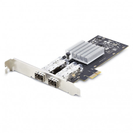 "STARTECH.COM 2-Port GbE SFP Netzwerkkarte PCIe 2.0 x1 Intel I350-AM2 2x 1GbE 1000BASE Kupfer/Glasfa