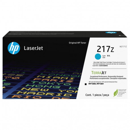 "HP 217Z - Ultra High Yield - Cyan - original - LaserJet - Tonerpatrone (W2171Z) - fr Color LaserJet