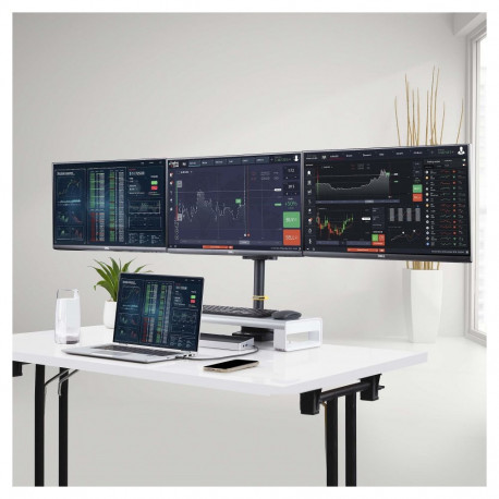 StarTech.com monitori lauakinnitus, 3x 27-tollist monitori, VESA 75x75/100x100 - kinnituskomplekt - 