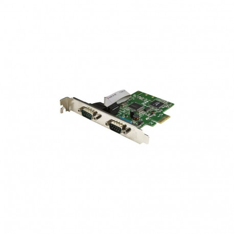 "2 Port PCI Express Seriell Karte mit 16C1050 UART - RS232 - PCIe Seriell mit Dual Channel 16C1050 U