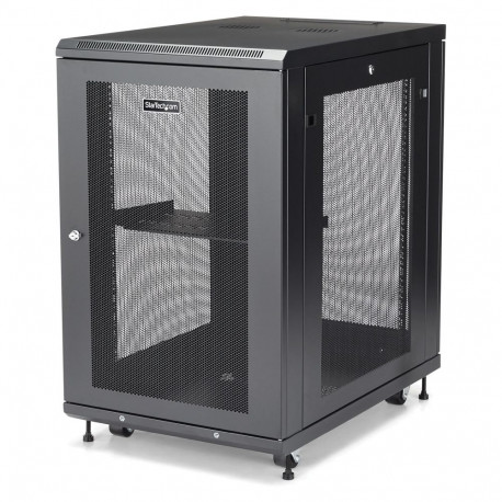 "Server Rack Schrank - 78cm tiefes Gehuse - 18 HE - Netzwerk Server Schrank - Datenschrank"