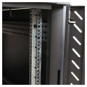 "12U 29inch Knock-Down Server Rack Cabinet with Casters"