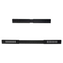 "25U Adjustable Depth Open Frame 4 Post Server Rack w/ Casters Levelers and Cable Management Hooks"