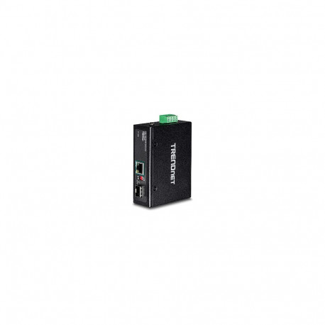 "TRENDnet TI-PF11SFP Media Converter Industrial SFP to Gigabit PoE+"