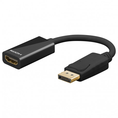 "Goobay DisplayPort/HDMI™ Adapterkabel 1.2 unterstützt 4K*2K HD-Auflösung und 3D-Video"