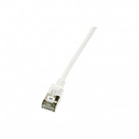 "Logilink Patchkabel CAT6A U/FTP TPE SlimLine weiß 0,5m"