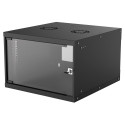 Intellinet 19" 6 HE 540x560 flat-pack must seinakapp