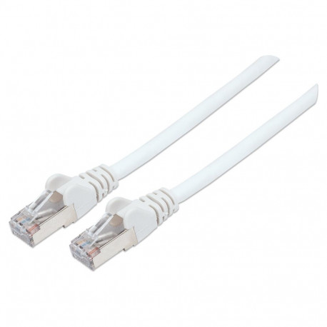 "INTELLINET Netzwerkkabel Cat6 S/FTP LS0H 2m Weiss RJ-45 Stecker / RJ-45 Stecker Vergoldete Kontakte