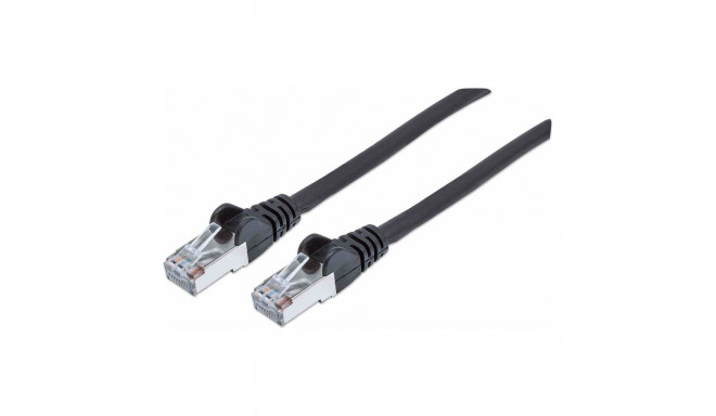 "Patchkabel Cat6a-Stecker/Cat7-Rohkabel 7,5m sw"