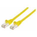 "Patchkabel Cat6a-Stecker/Cat7-Rohkabel 20m gelb"