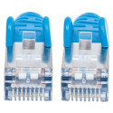 "Patchkabel Cat6a-Stecker/Cat7-Rohkabel 5m blau"