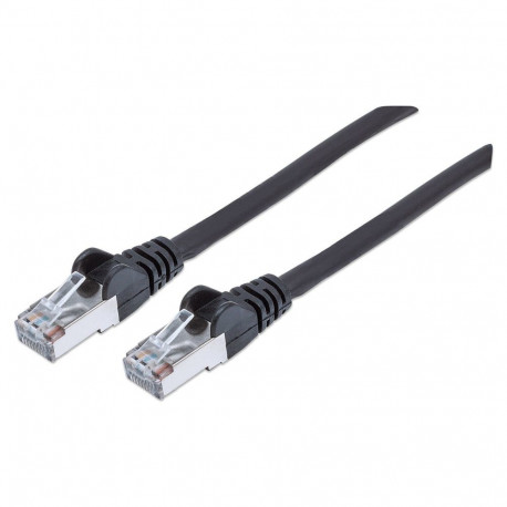 "INTELLINET Netzwerkkabel Cat6A S/FTP CU LS0H 2m Schwarz RJ-45 Stecker / RJ-45 Stecker Vergoldete Ko