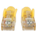 Patch-kaabel RJ45 U/UTP Cat6 2.00m lukustuskaitsmega kollane